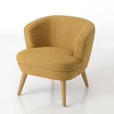 fauteuil crapaud jaune design